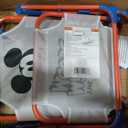Disney Mickey Mouse Kids Beach Chair with Umbrella,Foldable Portable Toddler Chair with Armrests, Locking Mechanism & Sun Shade, 12 inches x 14.75 inches x 19 inches