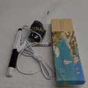 Europe Travel Curling Iron Mini: Dual Voltage Curling Iron for Traveling - Mini Travel Curling Irons 1 Inch with US Plug,Black 450 for Thick/Coarse Short Hair