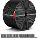 NAOEVO 16 Gauge Wire 2 Conductor Electrical Wire, 16 AWG Stranded PVC Cord, 12V Low Voltage/Tinned Copper/Flexible Cable for Automotive Wiring, Lamp Cord, Marine Cable (50FT)