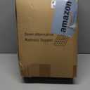 ELEMUSE King Mattress Topper for Back Pain, Extra Thick Mattress Pad Cover, Plush Soft Pillowtop with Elastic Deep Pocket, Overfilled Down Alternative Filling (White)