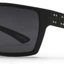 Gatorz Eyewear Marauder Sunglasses Black Anodized/Silver Logo Smoke Lens CNC-Machined Aluminum, Adjustable Fit Made in USA (GZ-12-031)
