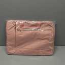 Laptop Case Bag Women Men Computer Sleeve Compatible with MacBook/Dell/HP/Acer/ASUS/LG, Waterproof Shoulder Carrying Briefcase, Pink, 17-17.3 Inch
