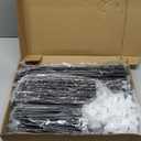 Laiensia 7-Tier Vertical Shoe Rack Organizer, Space Saving Shoe Storage Organizer, Non-Woven Cover Shoe Shelf Holds 28-35Pairs for Bedroom, Hallway, Closet Entryway, Black