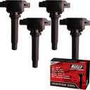 Set of 4 Ignition Coils UF656 PE2018100 Compatible with 2012-2018 Mazda 3, 2014-2017 Mazda 6, 2016-2018 Mazda CX-3, CX-9, CX-5 2.0L 2.5L L4 - Replaces H6T61271 GN10625 E1156 5C1894 C1837