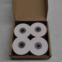 Preboun 4 Rolls Christmas Velvet Ribbon Total 24 yd Christmas Decorations Gift Wrapping Fringe Ribbon Raw Edge Frayed DIY Party Decor(1.5 Inch,Novel Color)