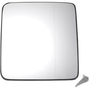 X AUTOHAUX Car Rearview Right Passenger Side Mirror Glass Replacement W/Backing Plate Heated for Jeep Wrangler JK 2018 for Jeep Wrangler 2011-2017