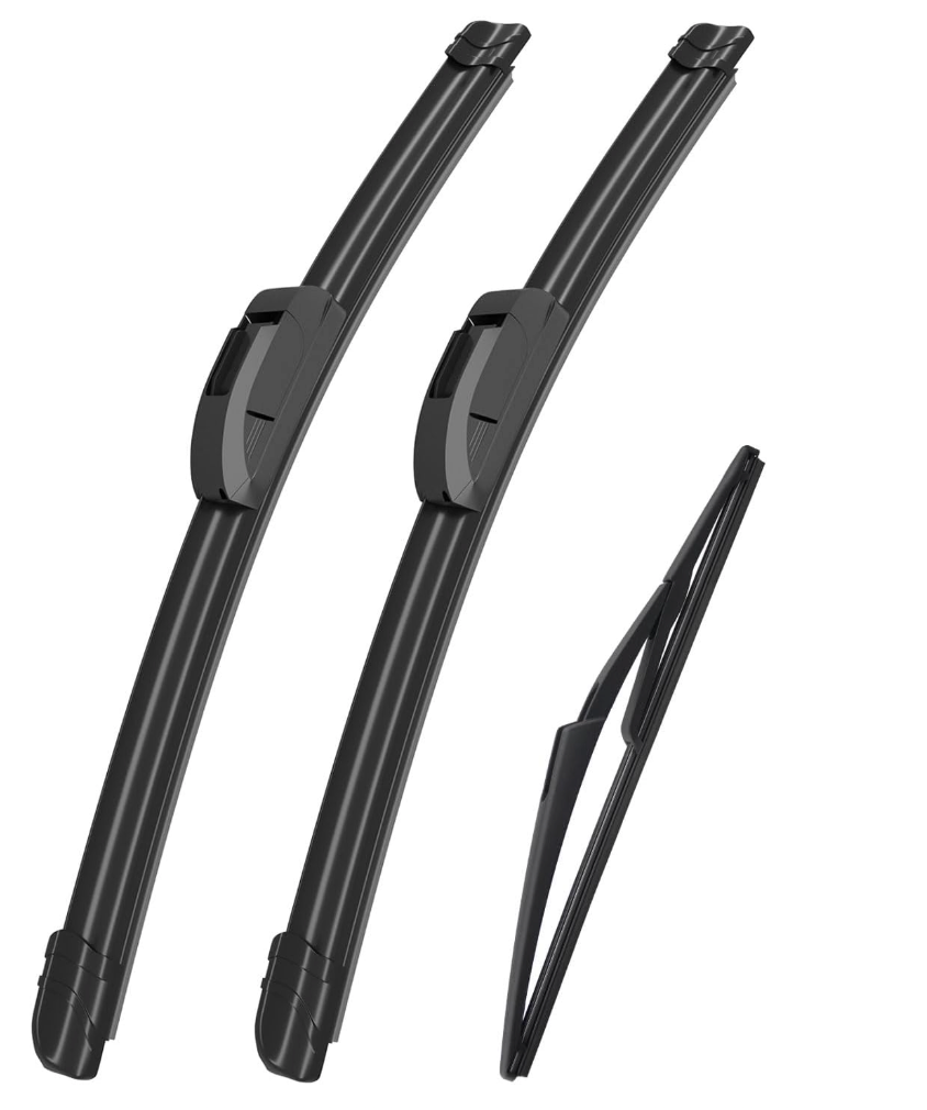 19"+18" Windshield Wipers With 10" Rear Wiper Blade Sets Automotive Replacement for Mini Cooper R56 2007-2012,R50 R53 2005-2006,F55 F56 2014-2022 Easy For Installation (Pack of 2)
