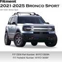 w/o DRL Headlights RH Compatible With 2021-2024 Ford Bronco Sport