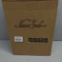 Nature Smile Wooden Pants Hangers Skirt Hanger Solid Lotus Wood Jeans Bottom Hanger with Clips Natural Color(20 Pack)