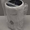 Air Purifier for Home Bedroom, AromaRoom H13 HEPA Air Filter For Smoke Pollen Dander Hair Smell Air Cleaner, 3in1 Filter with Sleep Mode, Quiet Air Cleaner For Pets, Home, Baby Room (White)