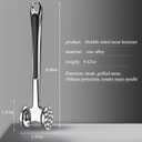 2-piece set meat tenderizer,meat tenderizer tool,meat mallet,Tenderizes meat, makes steaks evenly thick, helps marinate and shortens cooking time