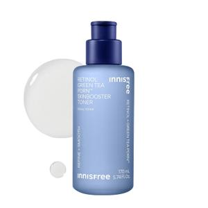 innisfree Retinol Green Tea PDRN Toner for Glass Skin, Fine Lines, and Smooth Skin, Inspired by Korean PDRN Treatment