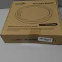 TIDITA 10" Acacia Wood Lazy Susan Organizer for Cabinet - Round Lazy Susans Turntable for Countertop - Wooden Kitchen Rotating Storage Food Bin Container for Centerpiece Table, Spices, Pantry