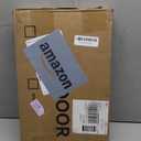 Fldofaves Dog Gate - 18"-45" Adjustable Extra Wide Metal Baby Gate to Step Over, 10" Tall Small Pet Gate with 3 Extension Kits, Pressure Mounted for Doorways & Stairs (White)