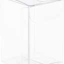 BENECREAT 40Pcs Clear PVC Gift Boxes, 1.5x1.5x2.3 Small Favor Box for Wedding, Party, Candy, Cupcakes & Treat Packaging