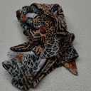 SweatyRocks Women's Leopard Print High Cut Halter Bikini Set Two Piece Swimsuit Swimwear, Size S