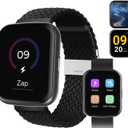 Electric Shock Alarm Clock for Heavy Sleepers | Wearable Silent Strong Zap Alarm Clock | Shock Pulse for Self-Discipline and Combat Fatigue | With 1.69 Touch Screen