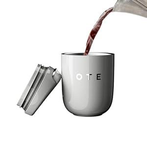OTE Mini Coffee Travel Mug, Double Walled Coffee Cup 220ml Vacuum Insulated Stainless Steel with Leakproof Lid, Reusable Coffee Cups, BPA-Free, Mini Thermal Mug/to Go Cups for Hot Cold Drinks (8 Ounces)