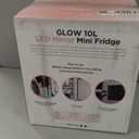 Cooluli 20 Liter Mini Fridge with Temperature Control - White Thermoelectric Cooler and Warmer for Bedroom, Office, Car, Dorm