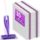 Disposable Wet Jet Refill for Swiffer Wet Jet Mop,30-Pack Multi-Surface Spray Mop Pad Refills for Floor, Bathroom, Kitchen, Living Room Cleaning, Super Strong Stains Absorption