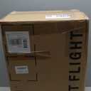 LIGHT FLIGHT Carry On Luggage 22x14x9 Airline Approved, Durable Hard Shell Carry On Suitcases with Wheels, Expandable Hardside Lightweight Travel Luggage with TSA Lock 20 Inch Carry on, Rose Purple