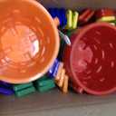 5 Inch Sand Castles Beach Buckets and Shovel Set,Sand Bucket Water Bucket for Beach Fun Great Summer Party Accessory24 Shovels and 24 Pail Buckets