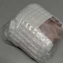 Smiry Waffle Bath Mat 30x20, Extra Soft Absorbent Bathroom Rugs, Non Slip Machine Washable Quick Dry Bath Rugs for Bathroom Floor, Tub, Shower, Home Decor Accessories, White