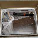 Nightstand,Modern Bedside Table with Storage Drawer and Open Wood Shelf, for Living Room, Bedroom and Small Spaces, Accent Night Stand with Solid Wood Legs, Easy Assembly,Walnut Brown