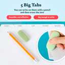 Binder Dividers with Tabs - (Set of 20) x 5 Tab Dividers for 3 Ring Binders, White, Reinforced Edge - Ideal for Keeping Your Documents Neat and Professional