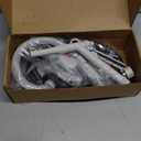 Automatic Fuel Transfer Pump with Nozzle, 3.4GPM Portable Electric Gas Can Pump with 51" Long Rubber Hose for Oil Diesel Gasoline, 4pcs AA Battery/1pcs USB Cable and 4 Can Adapters Included