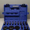 Orion Motor Tech Wheel Bearing Press Kit for Front Wheel Drive Bearing Removal & Installation, 24pc Wheel Bearing Puller Tool Set with Sliding Screws Universal Bushings Sleeves (blue)