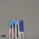 3-in-1 Ballpoint Pens with Stylus Tip, Fine Point, Set of 6, Black/Blue/Red (Multicolor)