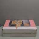 Storage Baskets 11x11inch Cube Baskets 4 pcs Baskets,Foldable Handwoven Water Hyacinth Laundry Organizer,Cube Storage Baskets