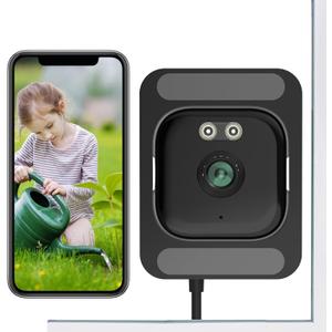 2K Window Cameras for Home Security, 2.4GHz & 5GHz WiFi Baby/Pet Camera with Phone APP, BlackLight Color Night Vision Indoor/ Outdoor View Camera with AI Motion Detectio, 2-Way Audio, Window Mount