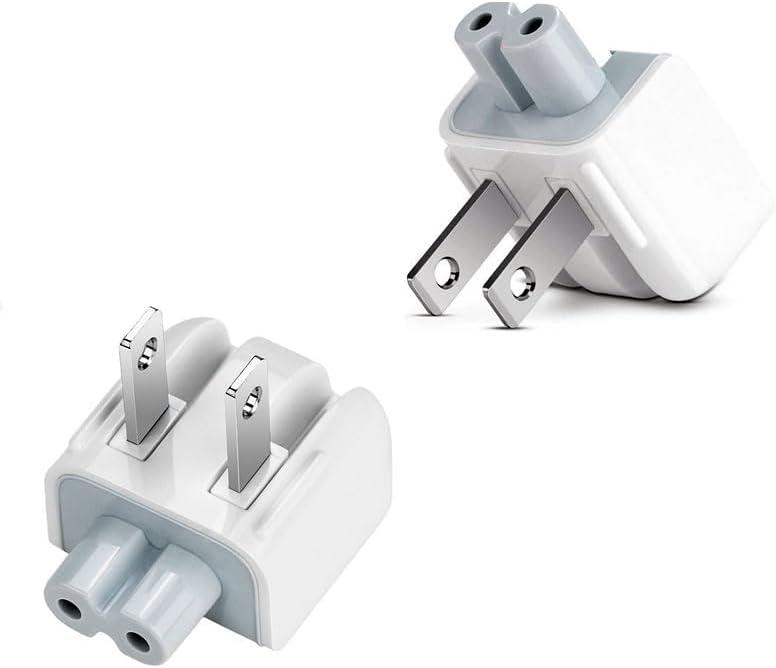 2 Pcs Mac AC Wall Adapter Plug Duckhead US Wall Charger AC Cord US Standard Duck Head for MacBook Mac iBook/iPhone/iPod AC Power Adapter Brick