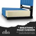 SPORT BEATS Stadium Seats with Back Support Bleacher Chairs with Back and Cushion Thick Padded Bleacher Seats Includes Shoulder Strap