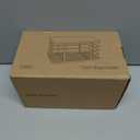 Small Trash Bag Holder,Wall Mount Grocery Bag Holder with Bamboo Top,Suitable for Garbage Bags of 100 Rolls under 13 Gallons,Black