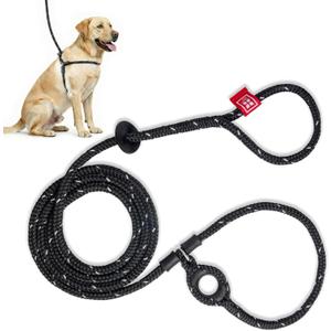 Harness Lead Escape Resistant, Reduces Pull Dog Harness, Medium/Large, Black
