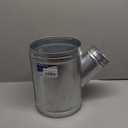 8'' Inch Duct Splitter to 45 Degree 4" Inch Branch for Exhaust Fan, Dryer Vent Hose - 3 Way Duct Hose Connector, Wye Shape, Ducting Adapter, 8x8x4 Splitter