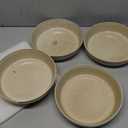 GBHOME 9'' Large Ceramic Pasta Bowls, 38oz Stoneware Pasta Serving Bowls Set of 4 for Kitchen, Wide Bowls for Fruit,Pasta,Salad,Oatmeal,Meal, Microwave Safe, Reactive Glaze-Cappuccino