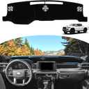 Dash Cover for 2024 2025 2026 Toyota Tacoma Dashboard Cover Mat, Sunshade Non-Slip Center Console Sunshield Protector Mat Pad (Black Trim)