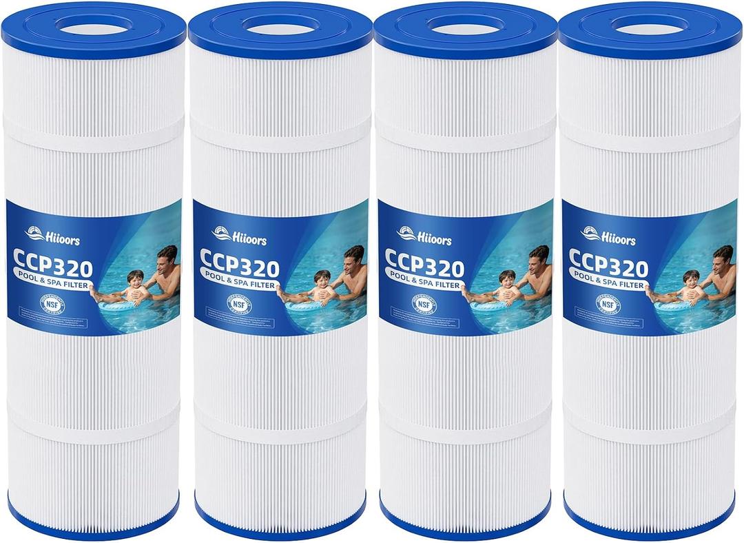CCP320 Pool Filter Cartridges 4 Pack, for Pentair Clean & Clear Plus 320