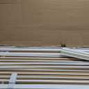 Lumizone Extra Tall Cat Gate 55.12" High Pressure Mounted Extra Wide 2025 New (17 Sizes) 1.37" Gap No Drilling Auto-Close One-Handed Operation Tall Pet Gate for Dogs (White, 34.25"-38.38"/ 87-97CM)