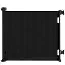 Retractable Gate for Stairs, Gate for Doorways, 33.6" Tall, Expands to 55"Fit for Baseboards,Black