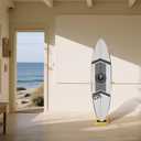 TWO STONES Paddle Board Rack Storage, Vertical Surfboard Stand, Surfboard Rack for Wall-Free to Display Indoor and Outdoor Hold Up to 80cm Width