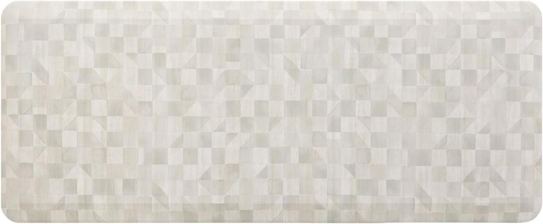 House of Noa Nama Standing Mat – Anti-Fatigue Kitchen Mats for Floor, Cushioned & Non-Slip Comfort Mat for Standing, Thick Foam Anti-Fatigue Mat for Kitchen & Workspaces, Georgia Clay 22" x 54"