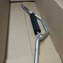 Handlebars 7/8 Inch Universal Mid-Rise Handle Bar with Crossbar Pad Silver