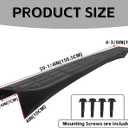 ECOTRIC Tailgate Cap Top Protector Molding Spoiler Cover Compatible with 2007-2013 Chevy GMC Silverado Sierra 1500 2007-2014 2500 3500 Replacement for 25844299 GM1904104