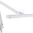 Neatfi (New Model) XL 2,500 Lumens LED Task Lamp with Clamp, 5 Light Modes, 3000-6000K Correlated Color Temperature, 30W, Dimmable, 324 Pcs SMD LED, Desk Light for Home, Office (CCT, White)