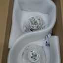 Touch Table Lamp for Nightstand Set of 2 - Bedside Lamp with USB C+A Charging Ports for Bedroom Living Room Night Stands, Desk Lamp with White Glass Shade for Small Spaces, 3 Way Dimmable